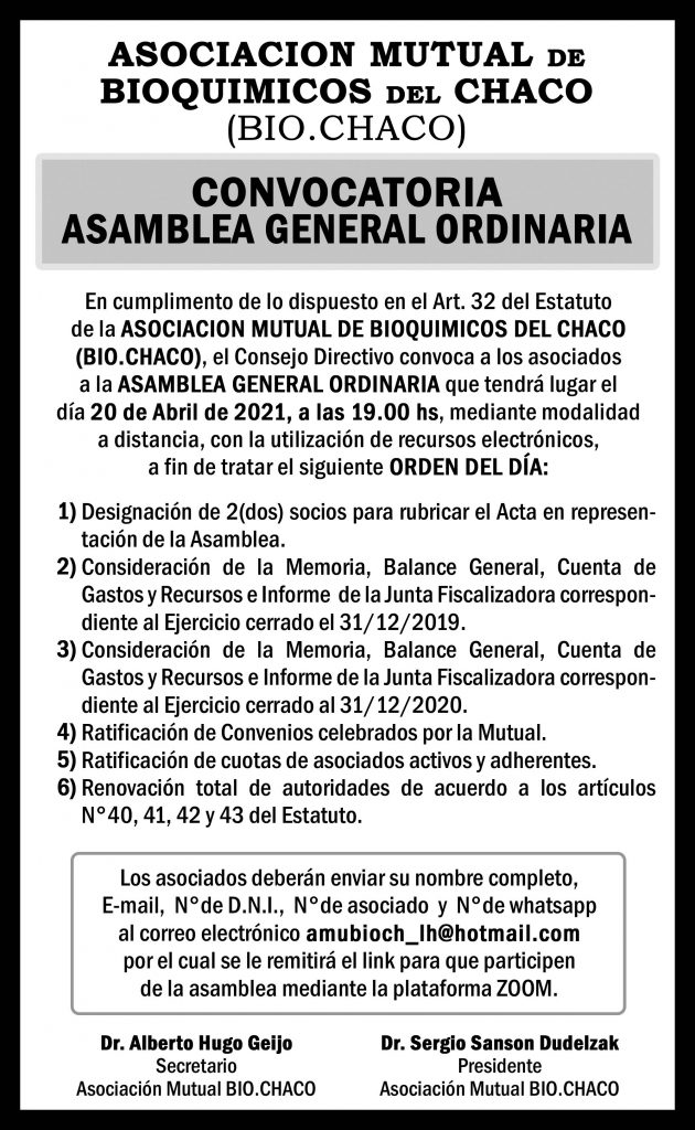 Asamblea 20/04/2021